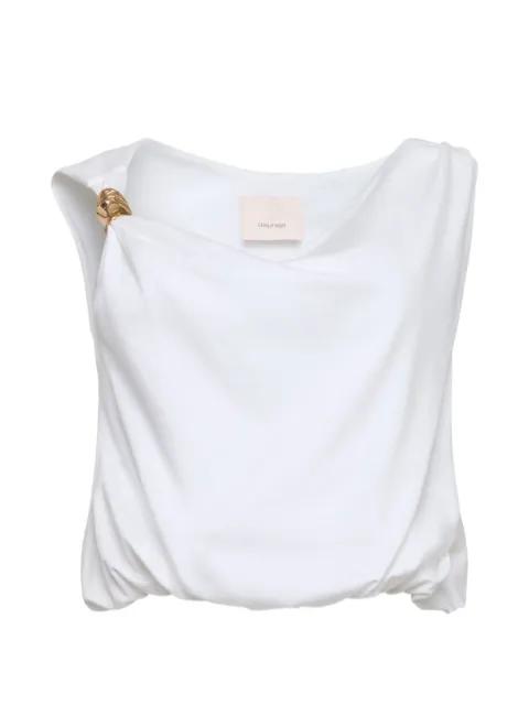 Darius draped blouse by CINQ A SEPT
