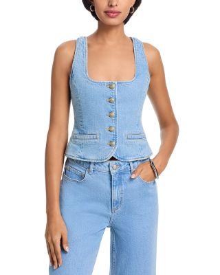 Denim Rowena Top by CINQ A SEPT