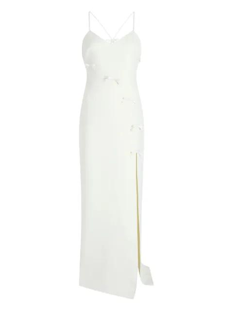 Elea bow-detail maxi dress by CINQ A SEPT