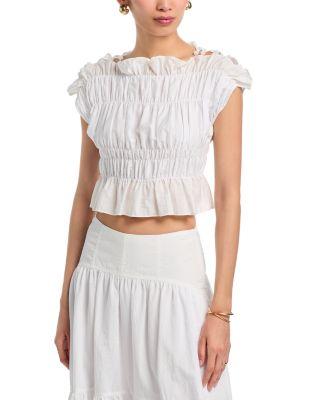 Evalina Cropped Top by CINQ A SEPT