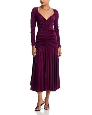 Evedene Ruched Midi Dress by CINQ A SEPT