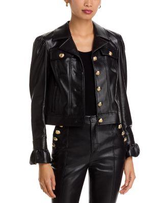 Faux Leather Deryn Jacket by CINQ A SEPT