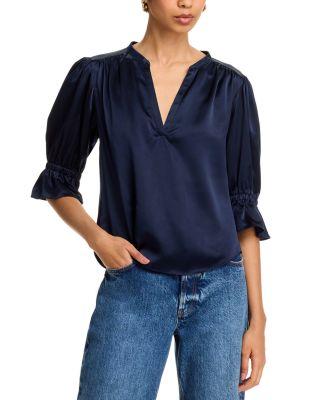 Fiona Silk Top by CINQ A SEPT