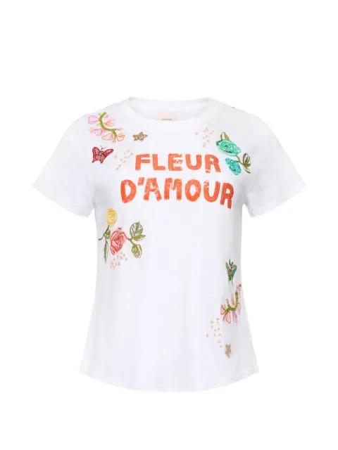 Fleur d'Amour T-shirt by CINQ A SEPT