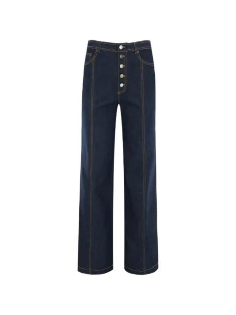 Francine button-front jeans by CINQ A SEPT