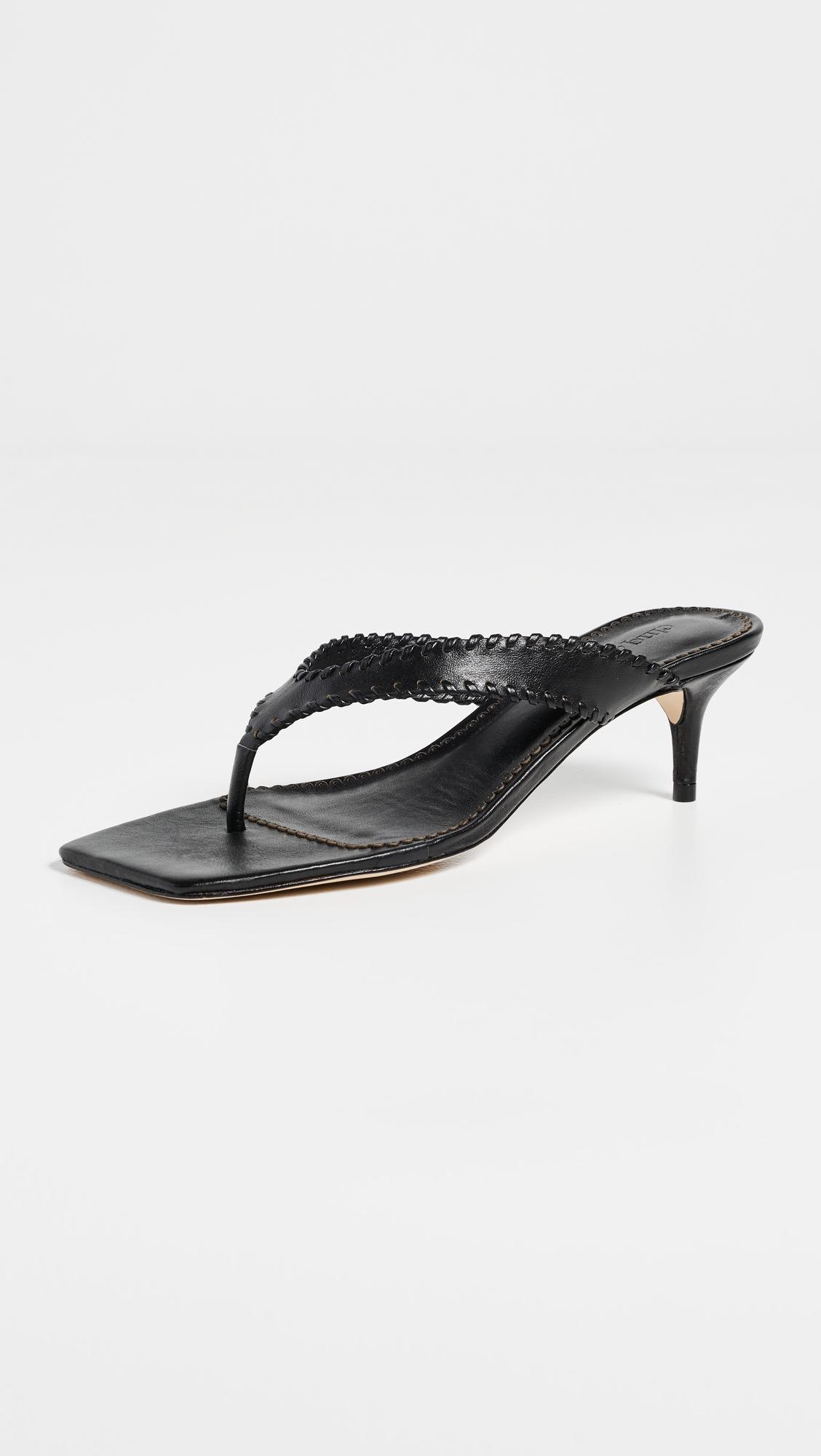 Frankie Kitten Heel Sandals by CINQ A SEPT