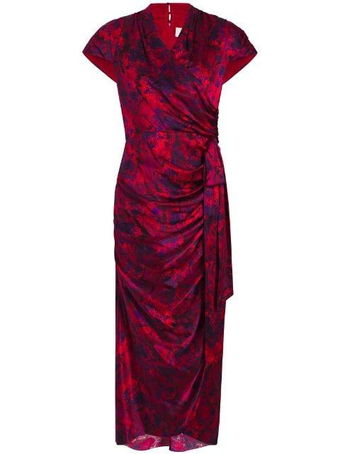 Gail floral-print silk dress by CINQ A SEPT