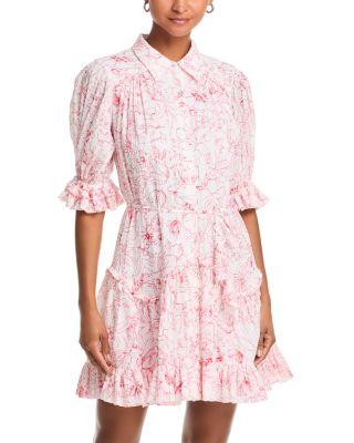 Garden Doodle Gwendoline Dress by CINQ A SEPT