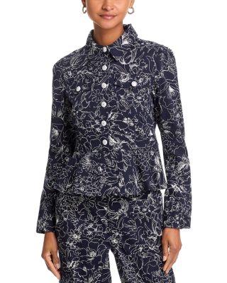 Garden Doodle Lainy Jacket by CINQ A SEPT