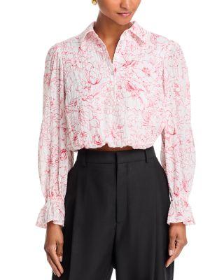 Garden Doodle Zendaya Top by CINQ A SEPT