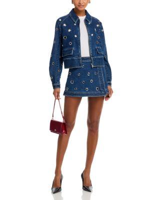 Harriet Denim Jacket & Marcia Denim Skort by CINQ A SEPT
