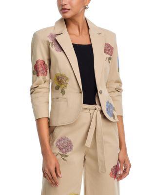 Heatset Roses Le Petit Khloe Blazer by CINQ A SEPT