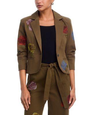 Heatset Roses Le Petit Khloe Blazer by CINQ A SEPT