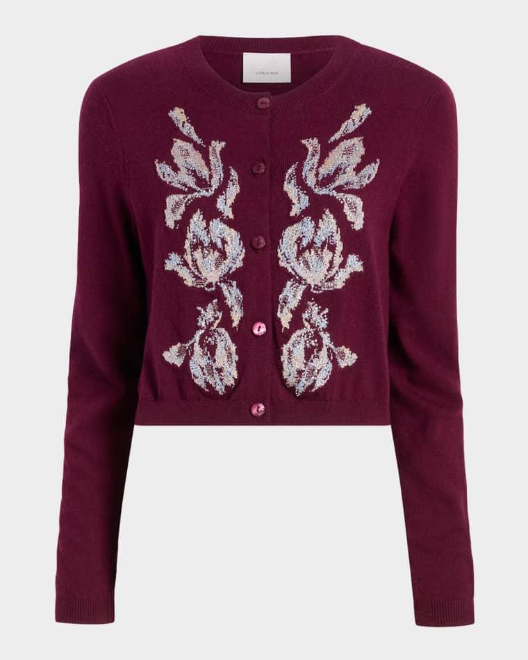 Isolde Embellished Cardigan by CINQ A SEPT