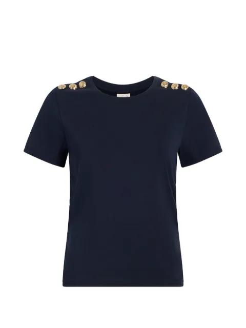 Jasper button detail jasper T-shirt by CINQ A SEPT