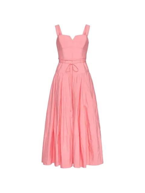 Jerome sweetheart-neck tie midi dress by CINQ A SEPT