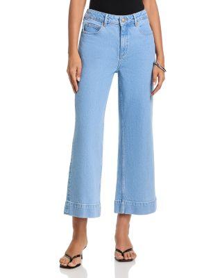 Joey Wide Leg Ankle Jeans in Zephyr by CINQ A SEPT