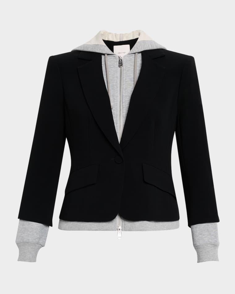 Khloe Le Petit Zip-Front Blazer by CINQ A SEPT