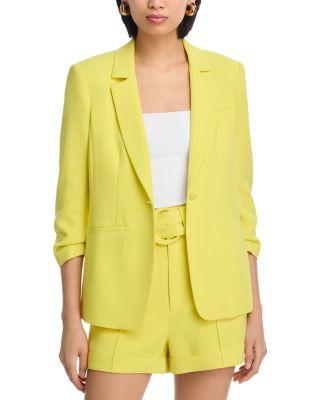 Khloe Ruched-Cuff Blazer by CINQ A SEPT