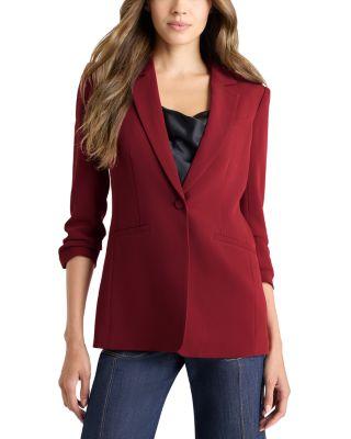 Khloe Ruched-Cuff Blazer by CINQ A SEPT