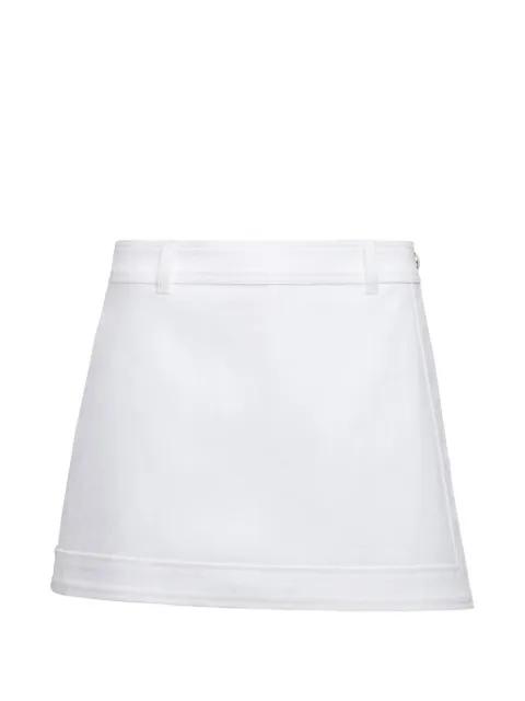 Larsa denim mini skort by CINQ A SEPT