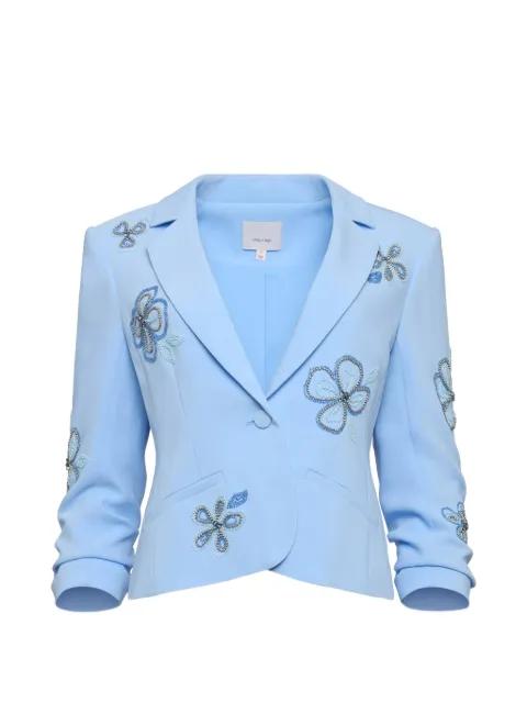 Le Petit Khloe beaded-flowers jacket by CINQ A SEPT