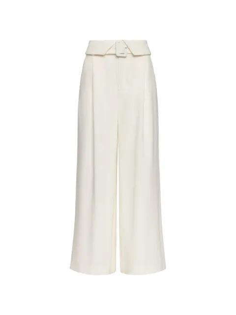 Lorena buckle belt trousers by CINQ A SEPT