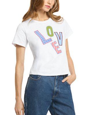 Love Collage Patch T Shirt by CINQ A SEPT
