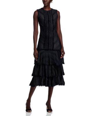 Maceio Lace Tiered Dress by CINQ A SEPT