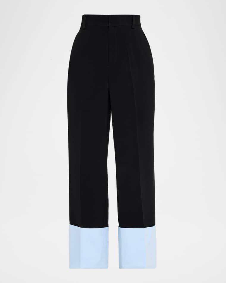 Maesa Wide-Leg Cuffed Pants by CINQ A SEPT