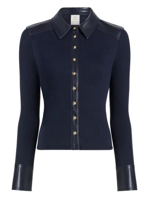 Magali collared buttoned top by CINQ A SEPT