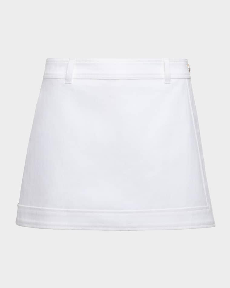 Marcia Denim Mini Skort by CINQ A SEPT