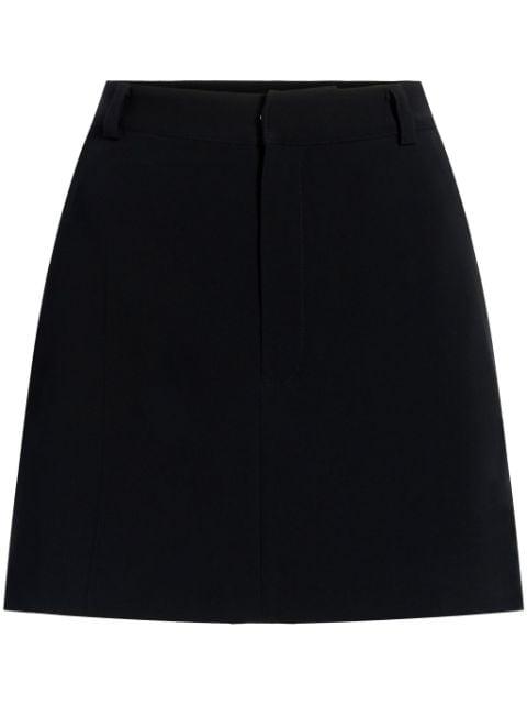 Marie pressed-crease crepe skorts by CINQ A SEPT