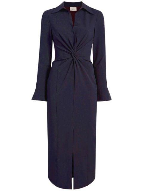 McKenna ruched shirt dress by CINQ A SEPT