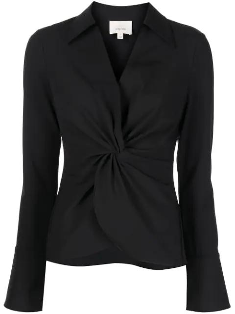 Mckenna knot-detail shirt by CINQ A SEPT