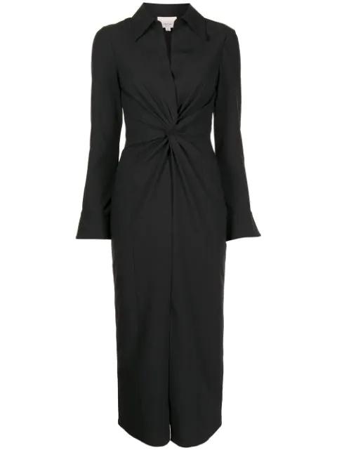 Mckenna twist midi shirt dress by CINQ A SEPT