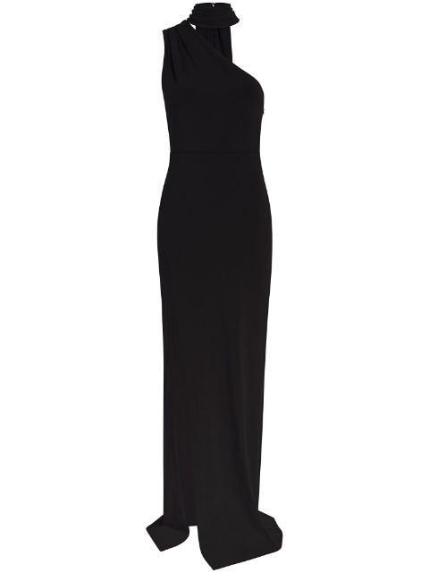 Mia one-shoulder gown by CINQ A SEPT