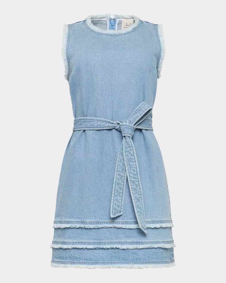 Mindie Denim Mini Dress by CINQ A SEPT