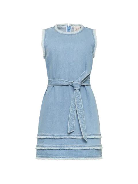 Mindie frayed-trim dress by CINQ A SEPT
