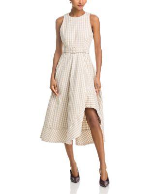 Mini Gingham Denim Zelda Dress by CINQ A SEPT