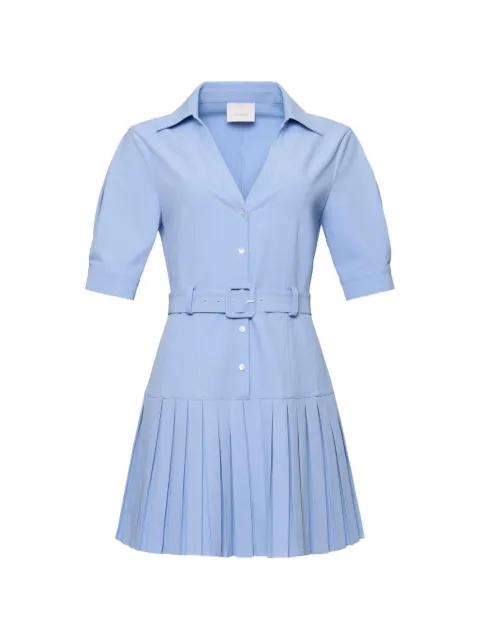 Moriah pleated belted mini dress by CINQ A SEPT