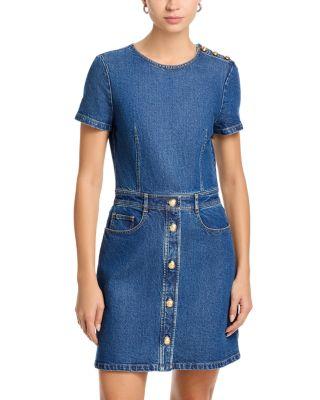 Niya Denim Mini Dress by CINQ A SEPT