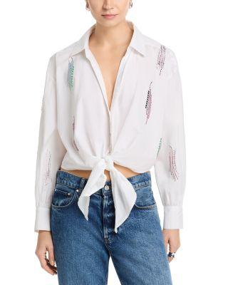 Paillette Whirl Marianna Top by CINQ A SEPT