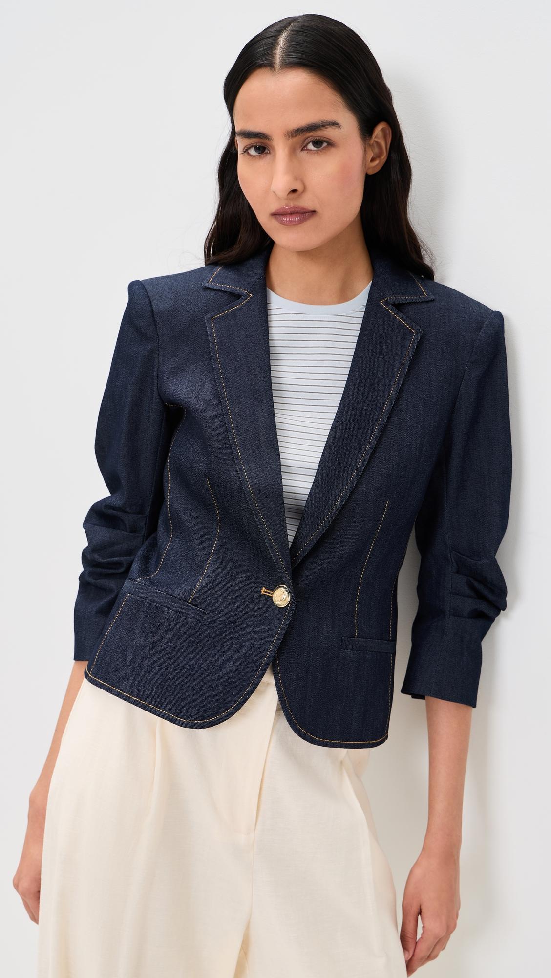 Petit Denim Khloe Blazer by CINQ A SEPT