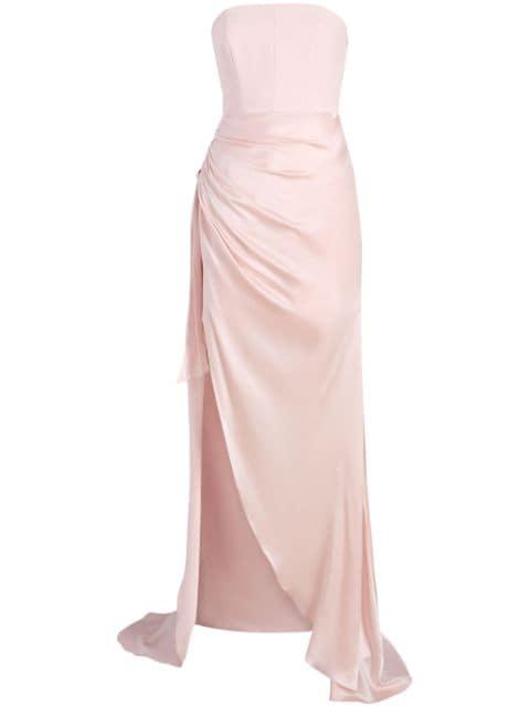 Rania draped gown by CINQ A SEPT