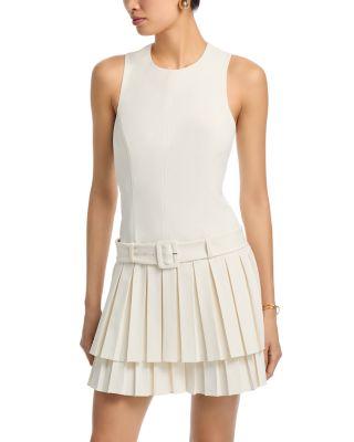 Reena Pleated Dress by CINQ A SEPT