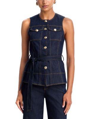 Renee Denim Vest by CINQ A SEPT