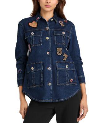 Retro Love Denim Vera Jacket by CINQ A SEPT