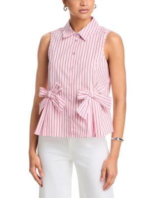Rose Stripe Jillian Top by CINQ A SEPT