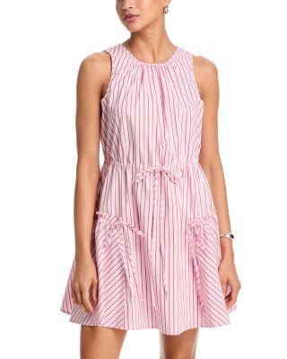 Rose Stripe Leylani Dress by CINQ A SEPT